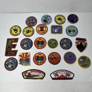 Lot Of 23 Vintage 1980s BSA Boy Scout Of America Camp Patches